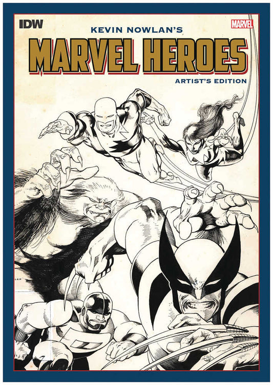 Kevin Nowlan Marvel Heroes Artist Edition Hardcover